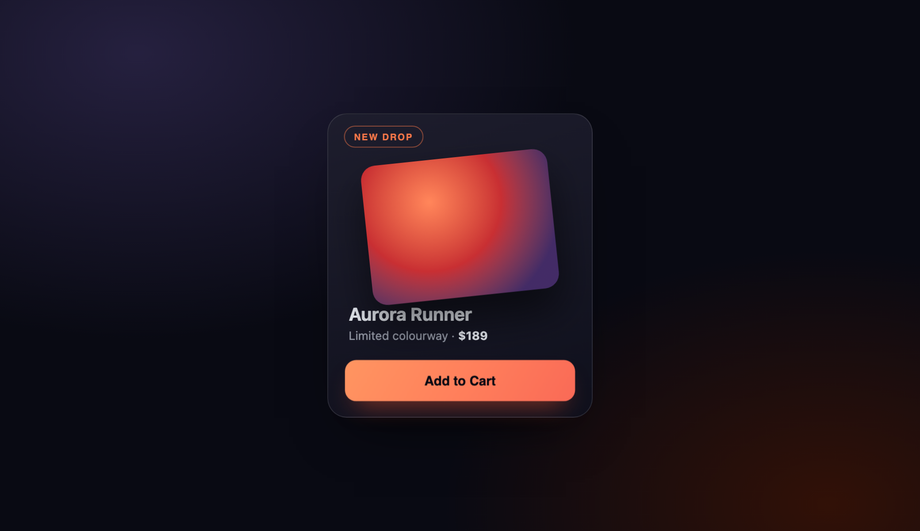 E-Commerce Product Spotlight Card — preview