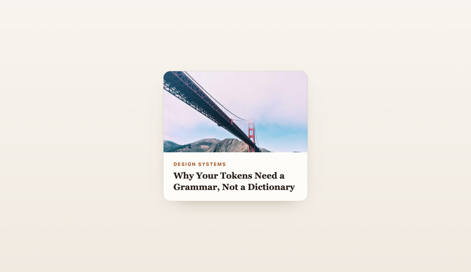 Interactive Blog Article Preview Card — preview
