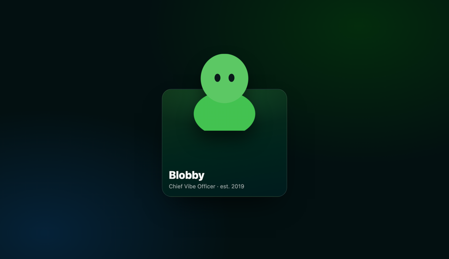 Pop-Out Character Mascot Card — preview