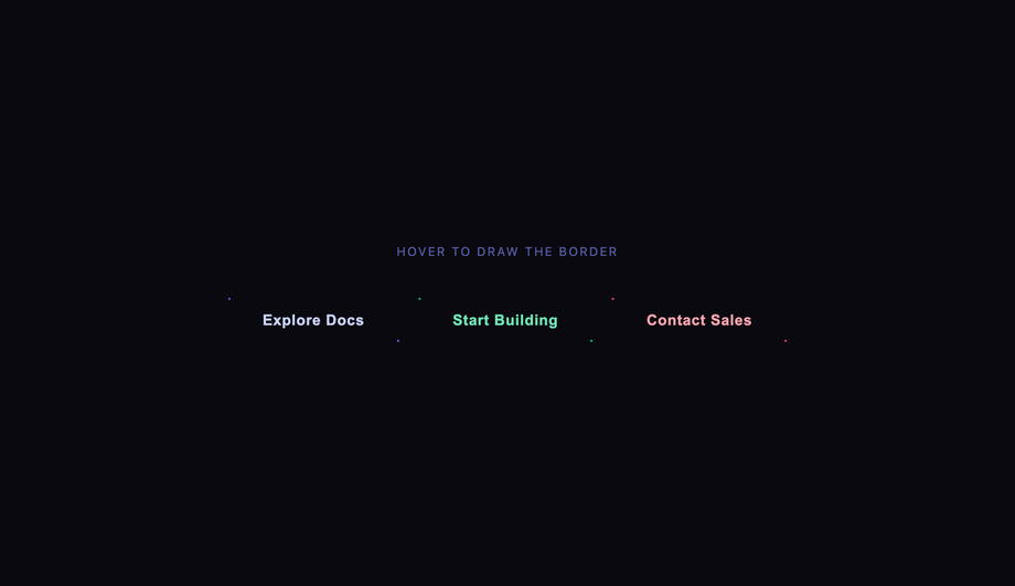CSS Animated Border Draw Button — preview