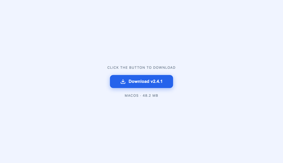 CSS Animated Download Button — preview