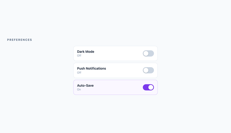CSS Animated Toggle Switch Button — preview