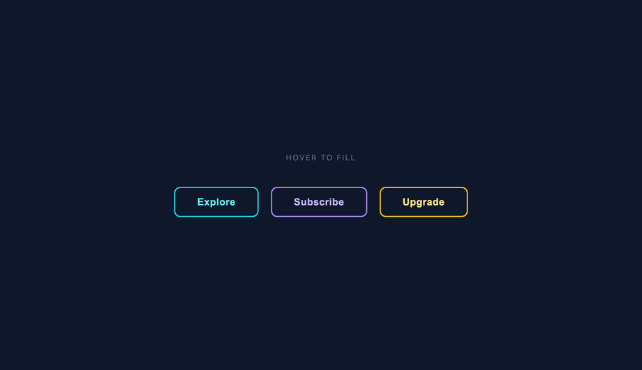 CSS Liquid Fill Button Animation — preview