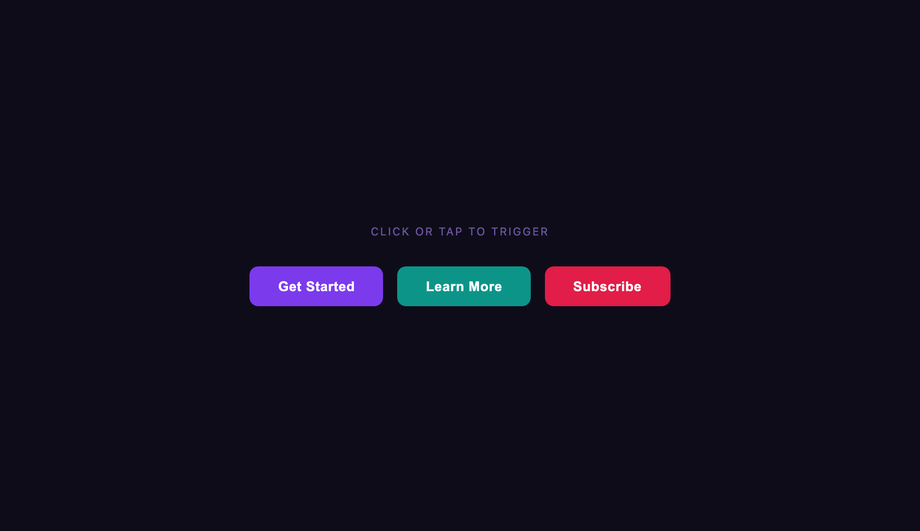 CSS Pure CSS Ripple Effect Button — preview