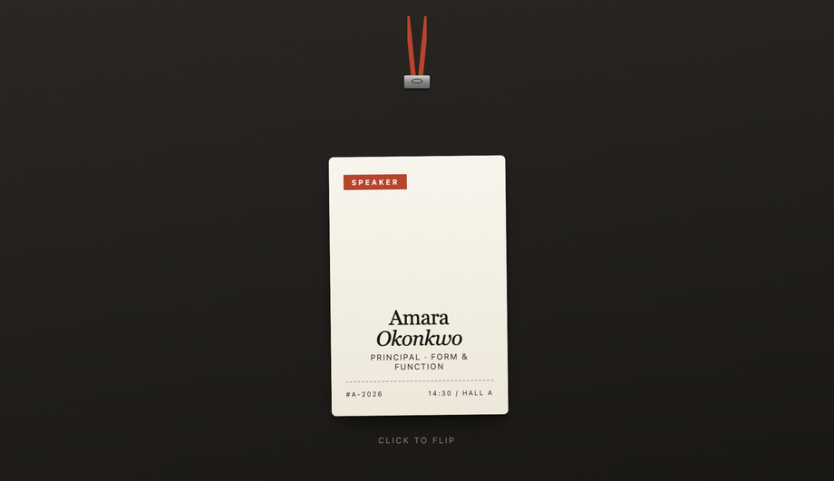 Conference Lanyard — preview
