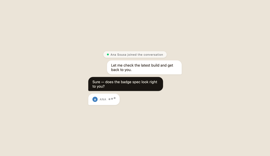 Typing Indicator — preview