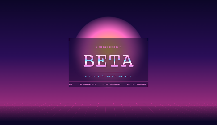 Vaporwave Chrome — preview