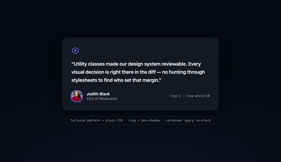 Tailwind CSS Blockquote Component — preview