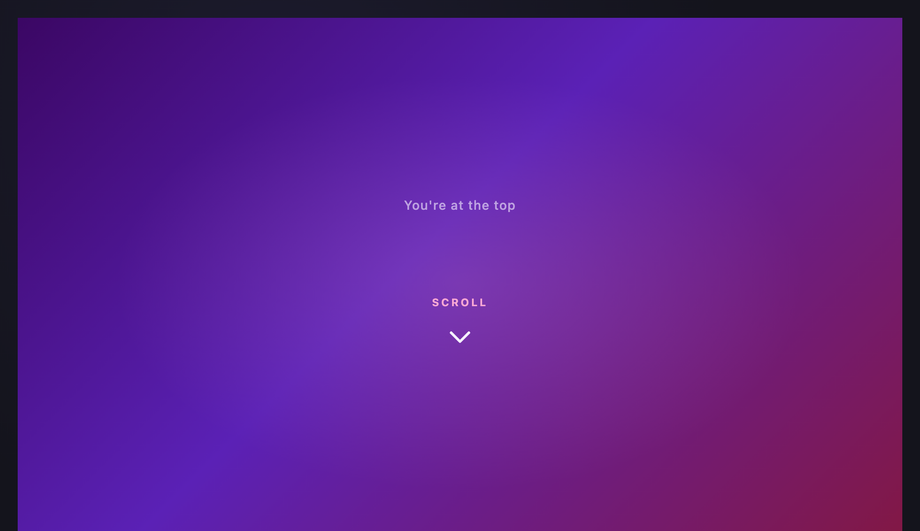 Scroll Down Arrow Bounce — preview