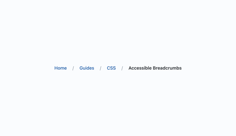 Accessible Breadcrumb Navigation with Schema.org Microdata & ARIA — preview