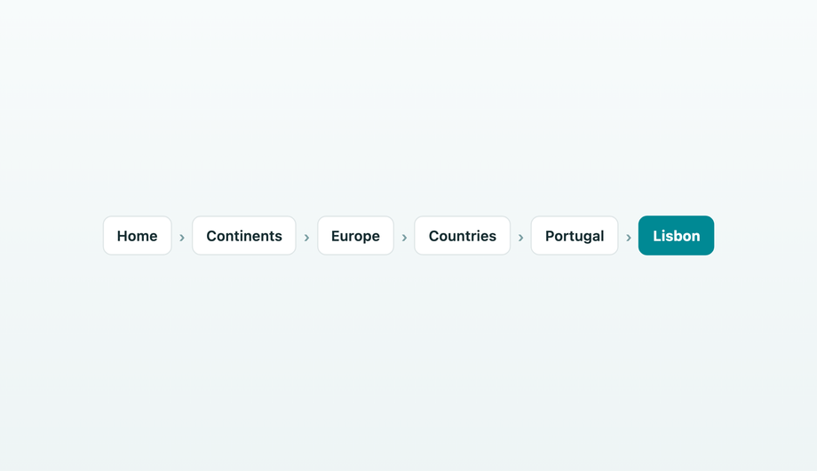 CSS Grid Auto-Fitting Responsive Breadcrumb Trail — preview