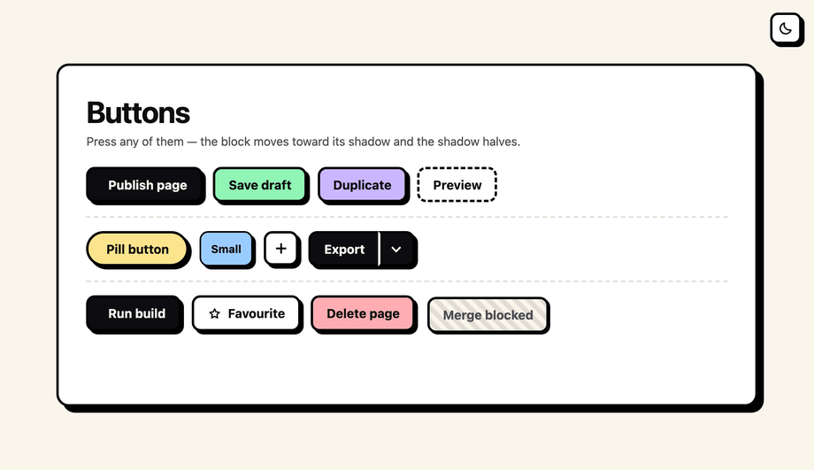 Playful Button Set — preview