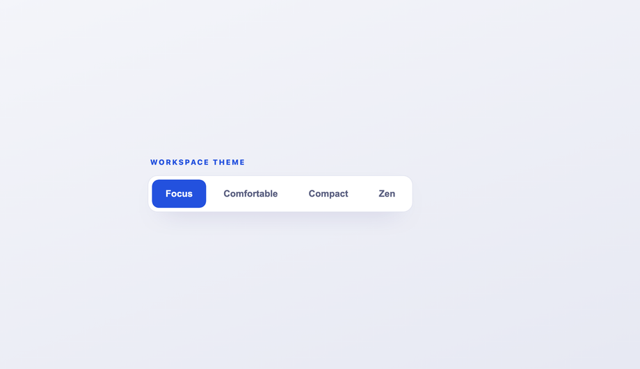 CSS View Transitions Toggle Button Group with Morphing Thumb (Shared-Element FLIP) — preview