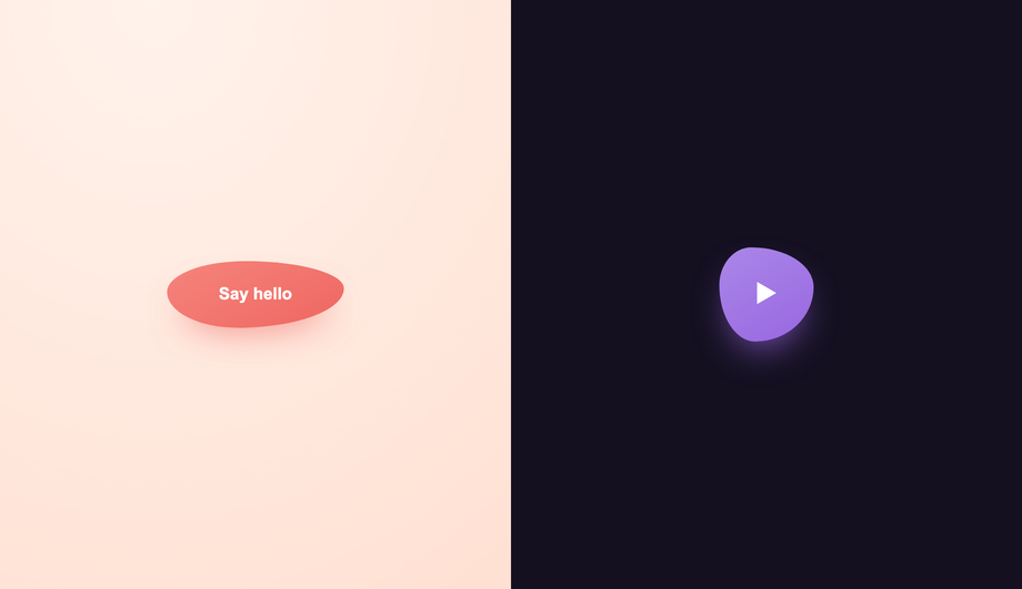 SVG Organic Blob Morph — preview