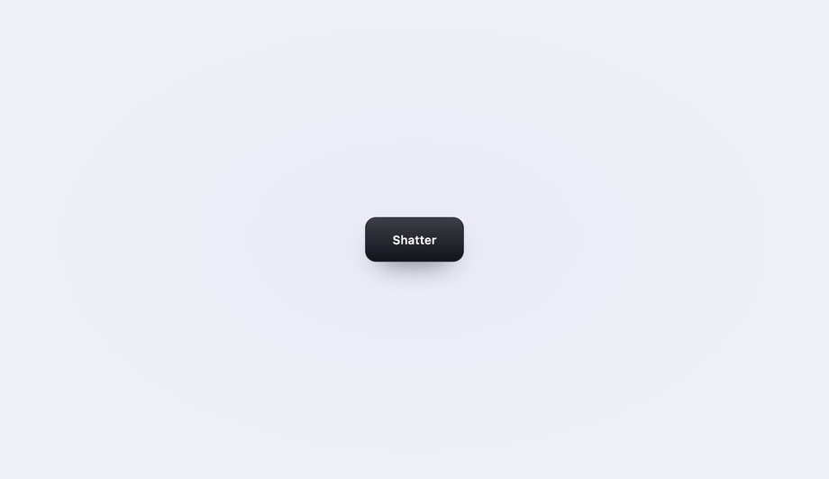 CSS Particle Shard Burst Button — preview