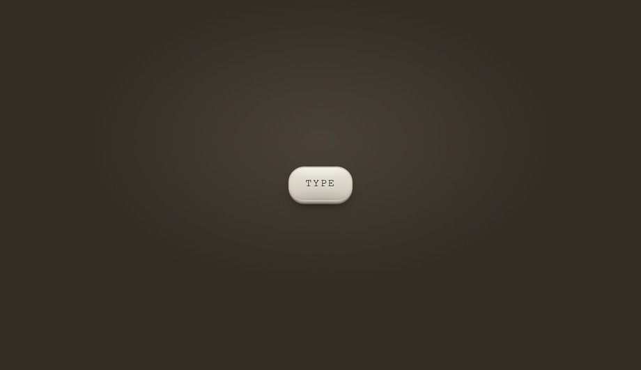 CSS Vintage Typewriter Key Button — preview