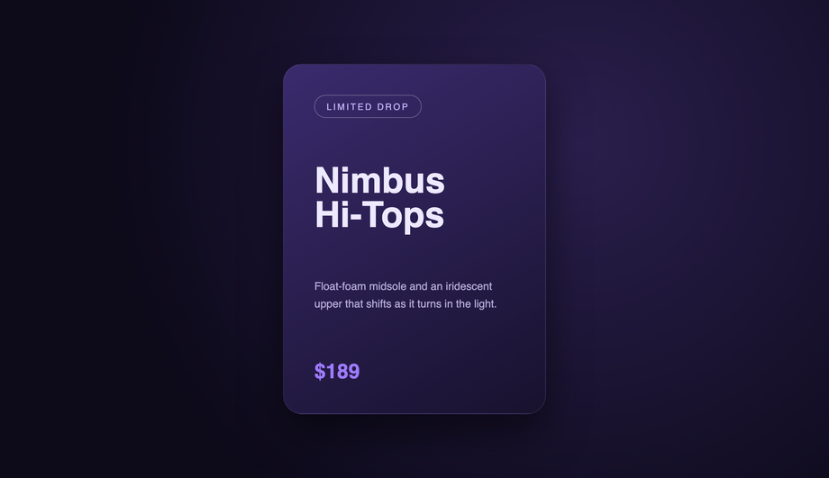 3D Tilt — preview