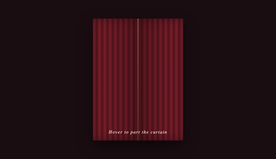Curtain Reveal — preview