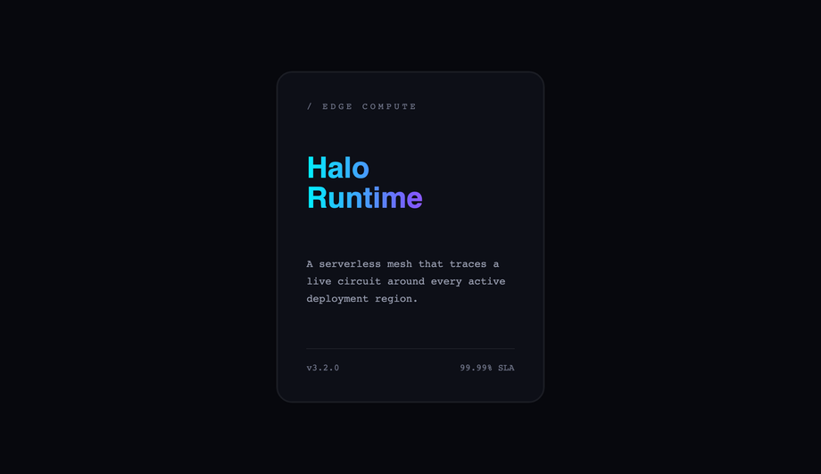 Gradient Border Draw — preview