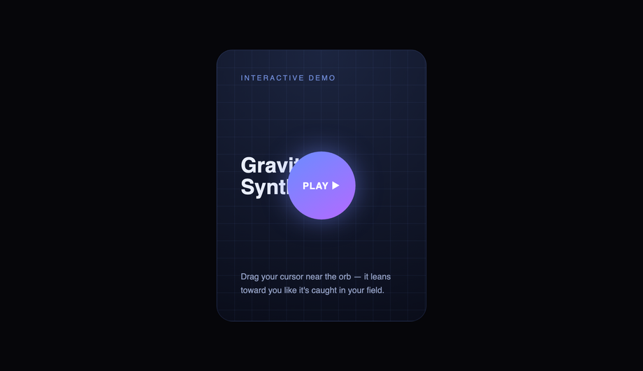 Magnetic Float — preview