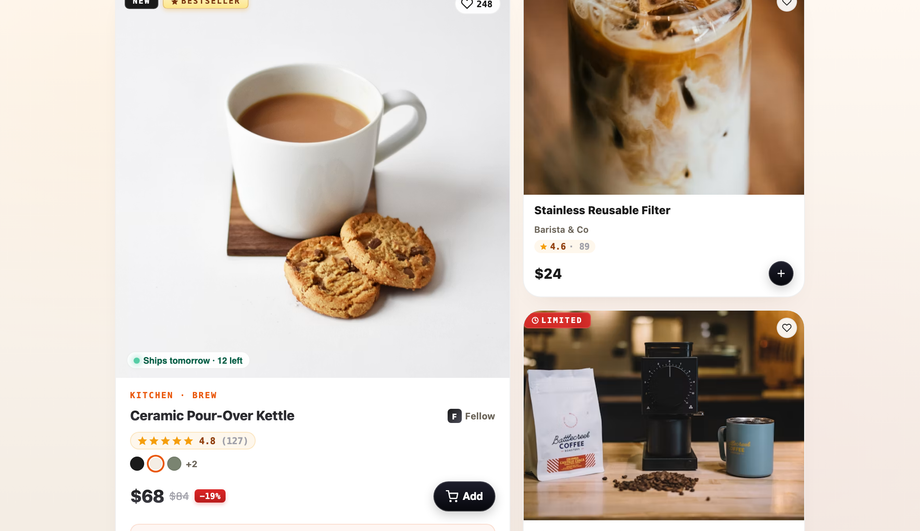 Product Grid Card — preview
