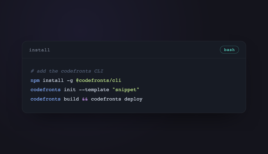 Code Block with Copy to Clipboard Button — preview