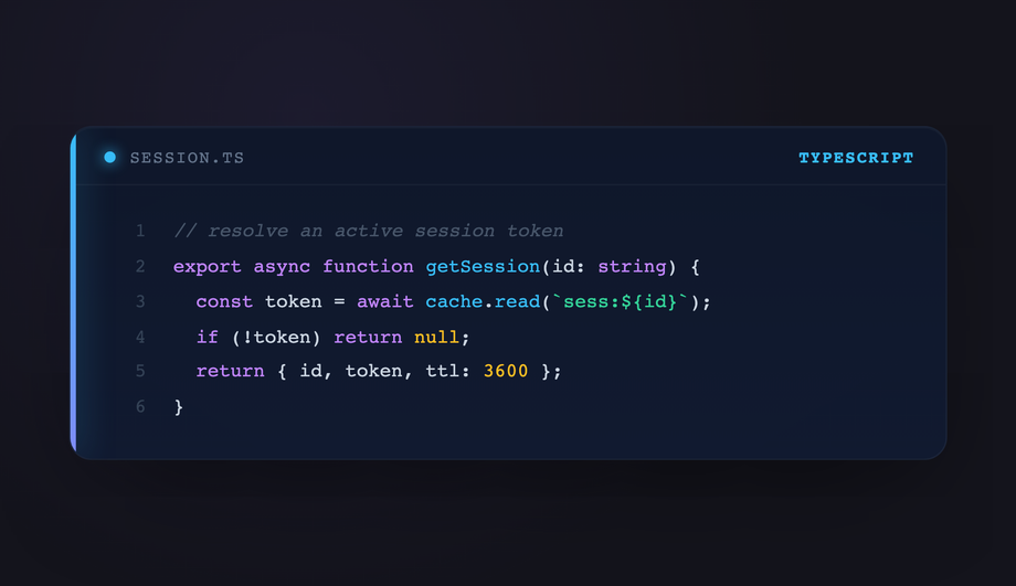 Minimalist Dark Mode Code Box — preview