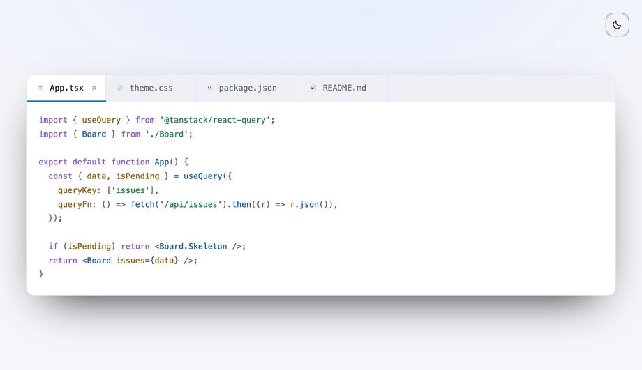 Multi-File Code Block with Tab Switcher (VS Code Style) — preview