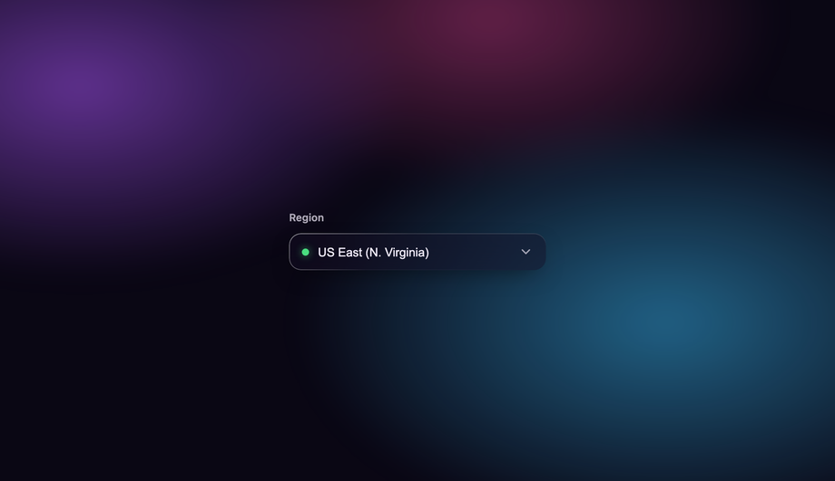 CSS Glassmorphism Dark UI Dropdown Select — preview