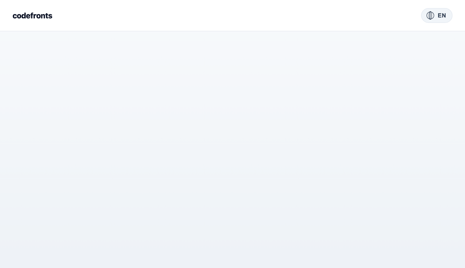 CSS Minimalist Language Switcher Dropdown — preview