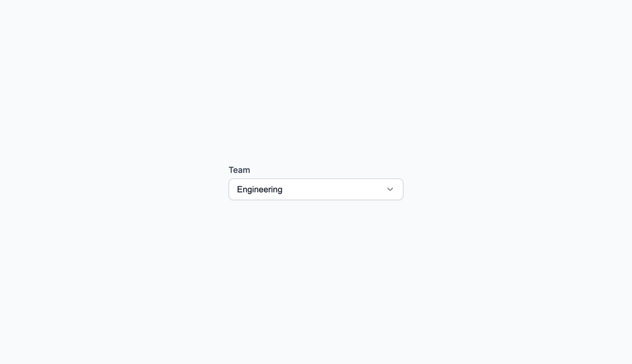 CSS Tailwind Style Utility First Select Dropdown — preview