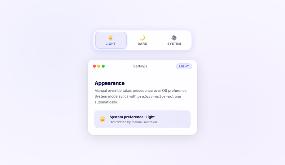 3-Way System Sync Toggle — preview