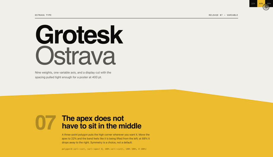 CSS Asymmetric Angled Section — preview