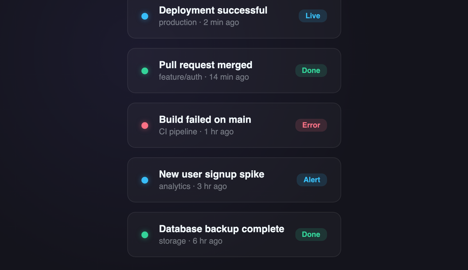 Scroll-Triggered Observer Fade — preview