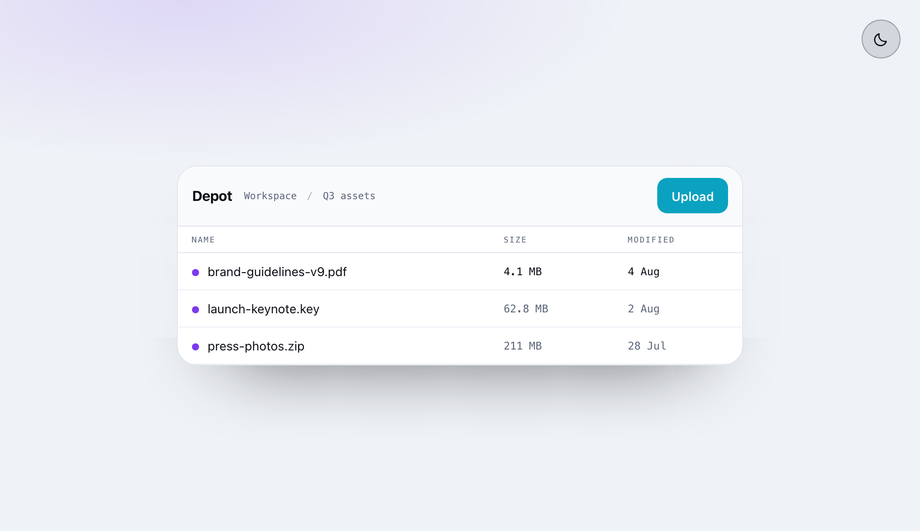 Full-Page Drag and Drop Overlay — preview