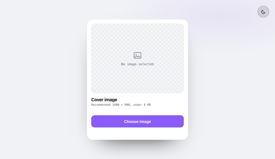 Image Upload with Preview Thumbnail — preview