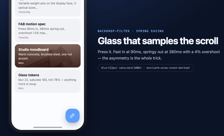 iOS-Style Compose Floating Button — preview