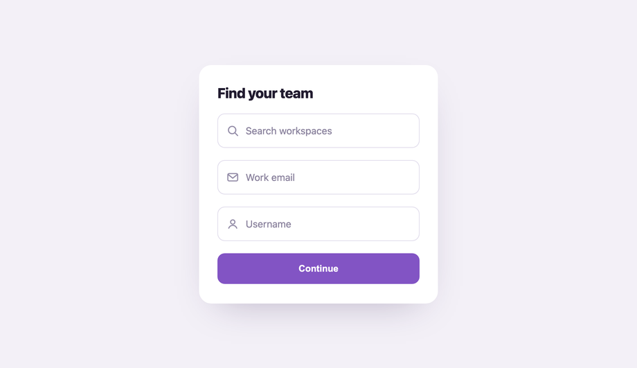 CSS Input with Icon Inside and Floating Label — preview