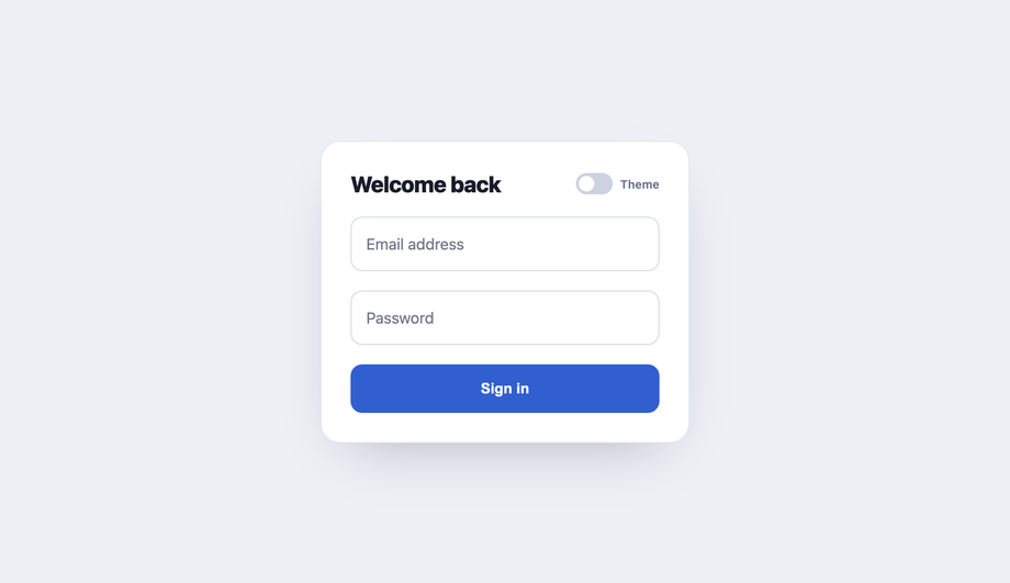 Dark Mode Floating Label Input with light-dark() — preview