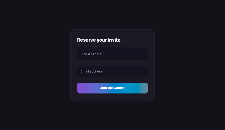 Gradient-Ink Floating Label with Animated Underline Draw — preview