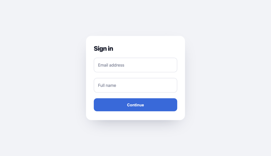 Pure CSS Floating Label Input (No JavaScript) — preview