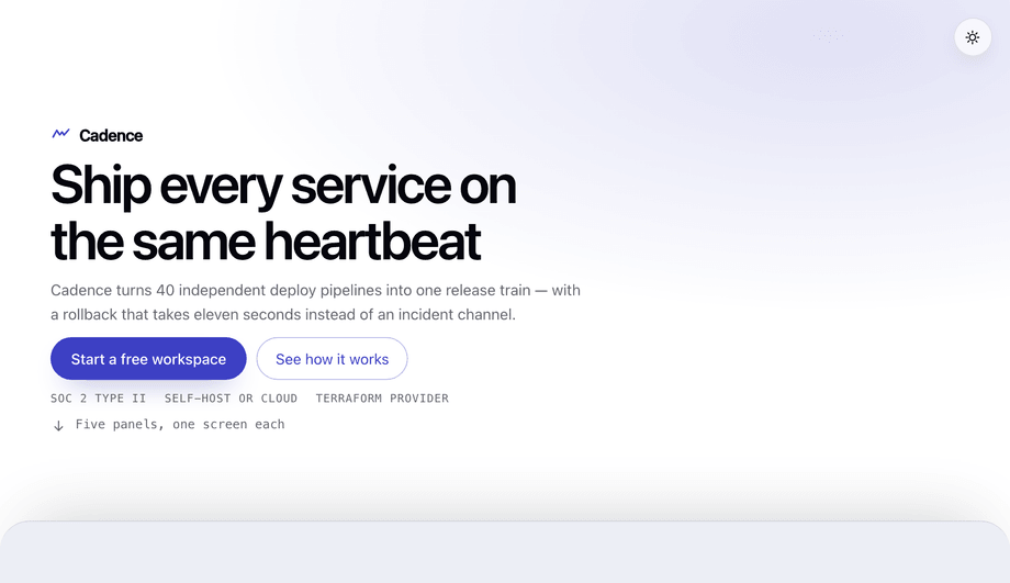 CSS Full Page SaaS Product Feature Showcase — preview