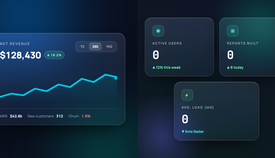 Glassmorphism Dashboard Analytics Widget CSS — preview