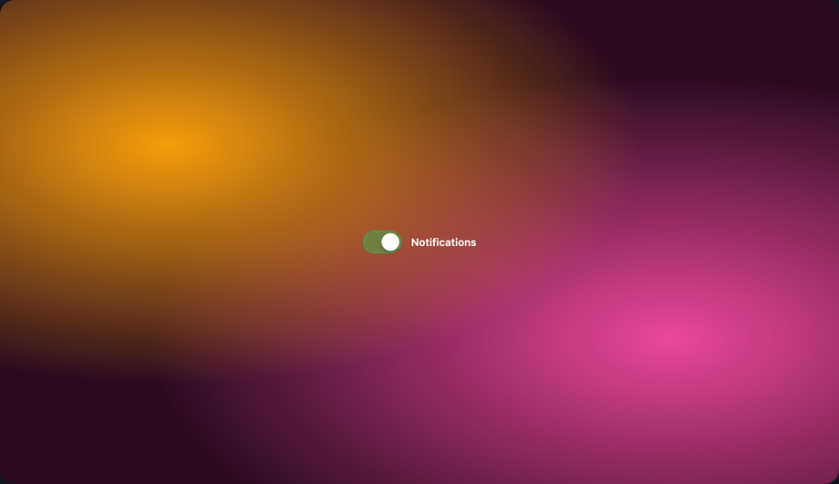 Glass Toggle — preview
