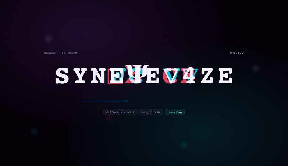 Diffusion Decode Glitch Text — preview