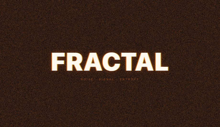 Glitch Text with Noise Overlay — preview