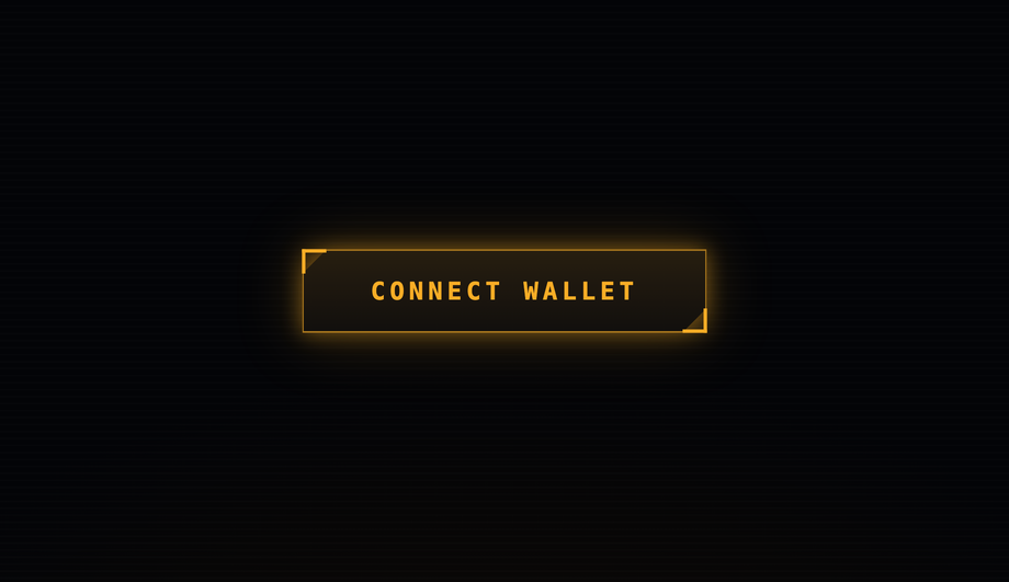 Cyberpunk Sci-Fi Glowing Corner Border Button — preview