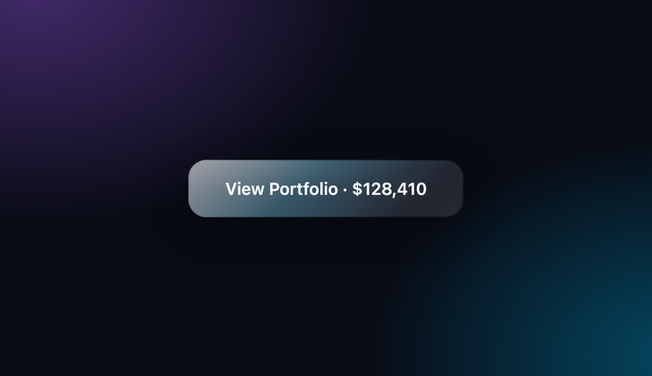 Glassmorphism Button with Subtle Glow Border — preview