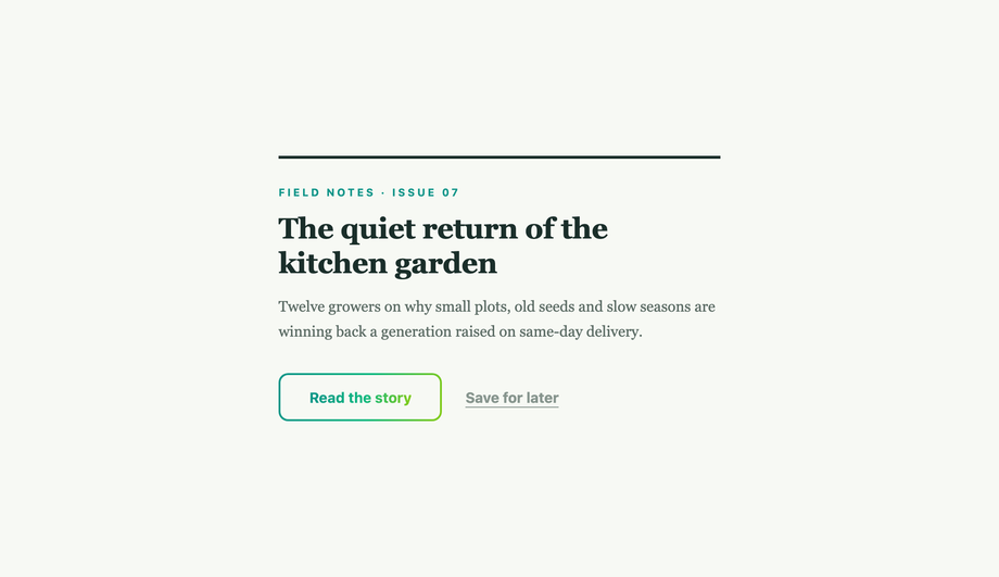 CSS Gradient Ghost Button Hover Fill — preview