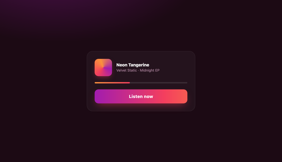 CSS Sliding Gradient Button On Hover — preview